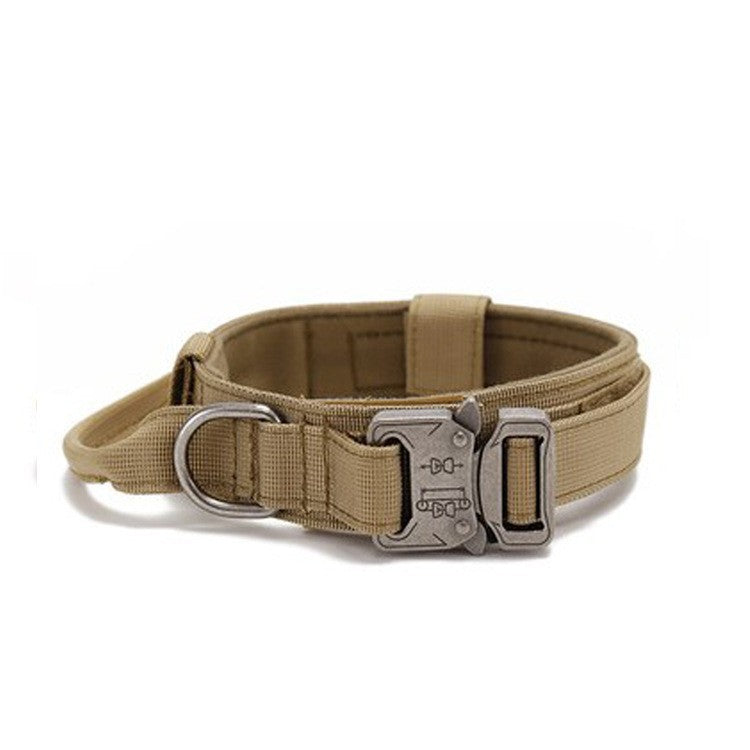 Adjustable Camouflage Tactical Nylon Dog Harness & Leash