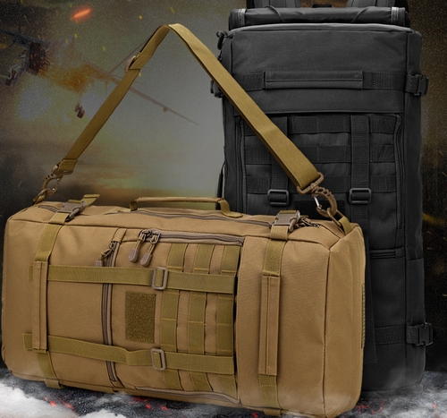 50L Tactical Multi-Use Backpack for Outdoor Activities